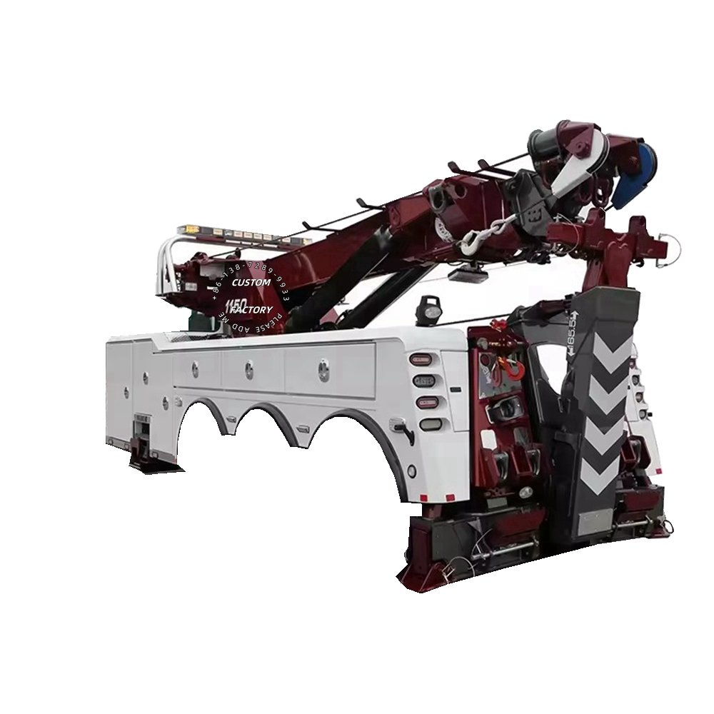High Quality Customized 70 Ton Big Rig Rotator Rescue Tow Truck Body 50-70 Tons Towing Equipment Body Kits Underlift Towing 100T