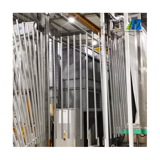 Full Automatic Electrostatic Powder Coating Line for Spray Paint Aluminium Profile Customized Auto Powder Coating Plant