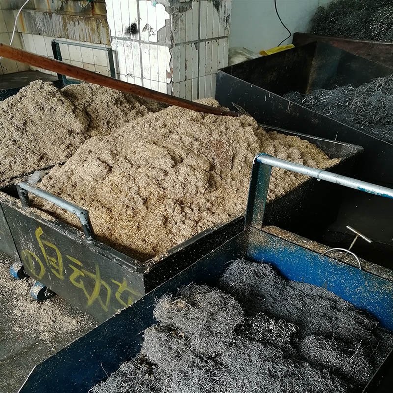Tanaka Giken Deoiling Machine CNC Machining Iron Filings Off-line Copper Powder Oil Separation Equipment
