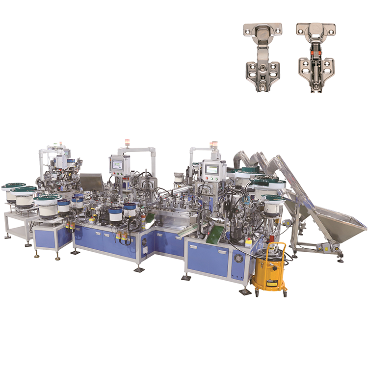 Fully Auto Doors Cabinet Hinge Making Machinery Assembly Production Line