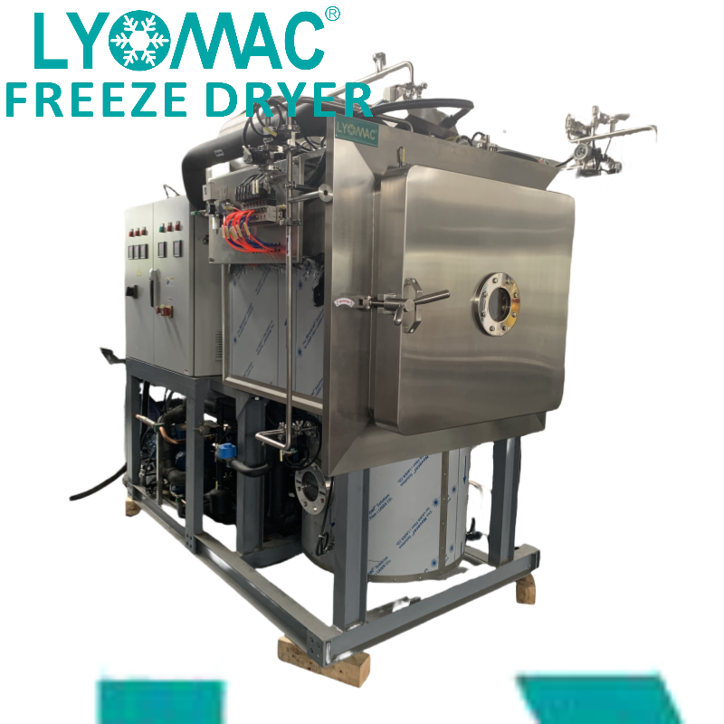 FDA / GMP Vacuum Pharmacuticals Lyophilizer Freeze Dryer for Biological Materials Industry with Filling Line and Auto Loader