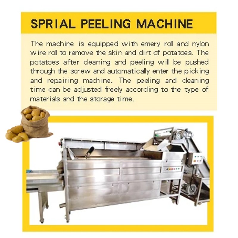 KLS Automatic Frozen Half-Fried Potato Production Line Premium Quality Potato Processing Equipment