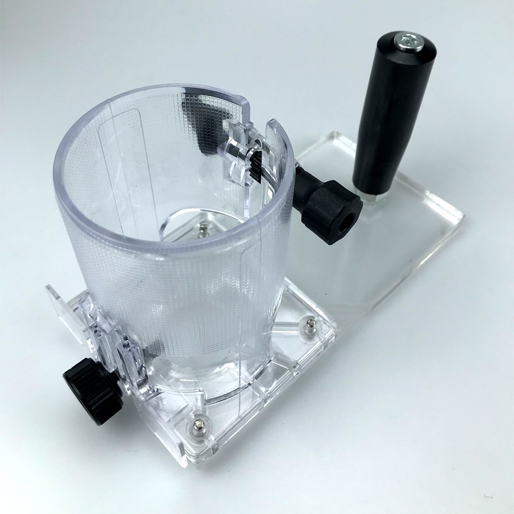 Transparent Trimmer Base Balance Board Woodworking Edge Cutter For Electric Trimmer Machine Power Tools Accessories