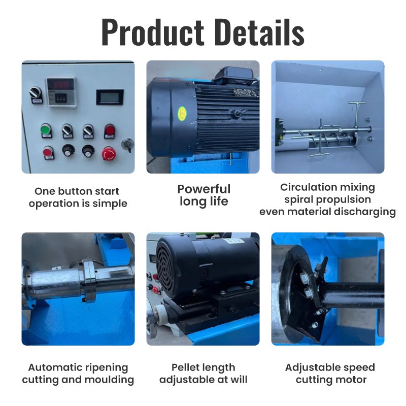 New Condition Family Farm Use Semi/Auto Extrusion Machinery Production Line for Fish Food & Pet Feed Manufacturing
