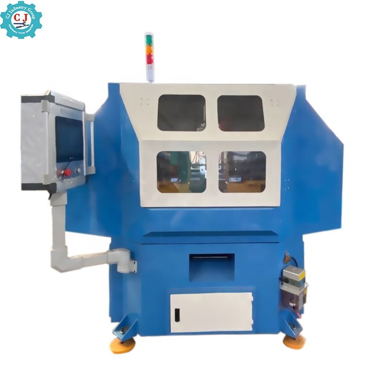 CJ-90 Automatic CNC Tube Chamfering machine Double end for pipe end beveling Durring
