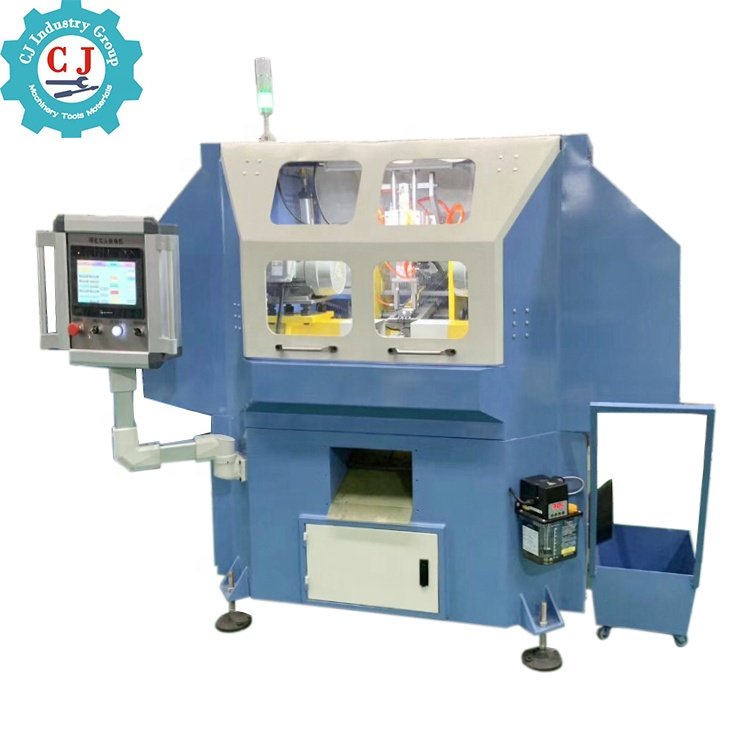 CJ-90 Automatic CNC Tube Chamfering machine Double end for pipe end beveling Durring