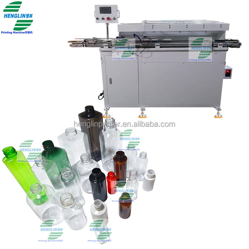 Bottle Auto Feeder Round Oval Square Bottle Unscrambler Automatic Bottle Feeding Machine for Automatic Screen Printing Machine