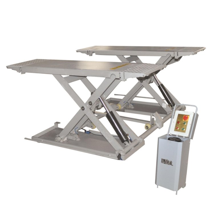 Car Lifting Equipment Scissor Hydraulic Mobile Mid Rise Car Lift for Workshops