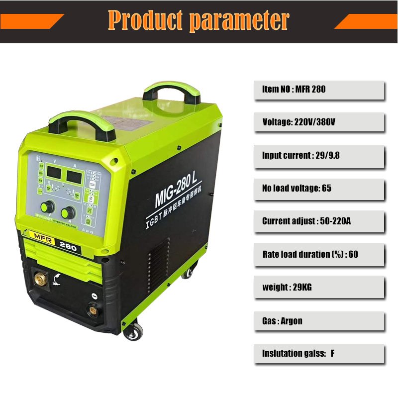 MFR-280 Multifunctional Inverter Aluminium Welding Machine for Aluminum Car Body