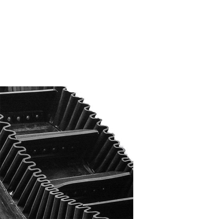 Industrial Large Angle Sidewall Conveyor Belt Manufacturing