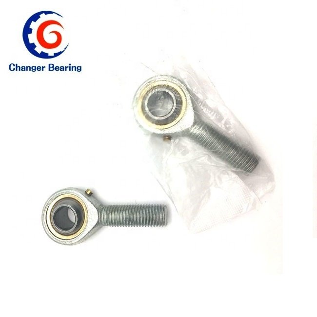 POS8 POS10 POS12 Right Hand Male Thread Metric Rod End Joint Bearing With Zinc Plated