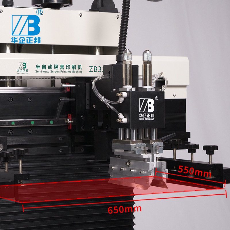 ZHENGBANG Semi-auto Smt Screen Printing Smd Machine ZB3250LY for PCB Smt Production Line