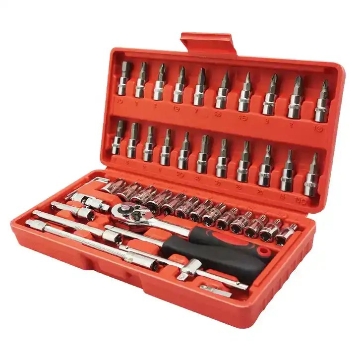 46 Pcs 78 Pcs 216 Pcs Tool Set Hand Kit Auto Repair Garden Box Mechanic Automotive Sets For Car Motorcycle Tools Kit