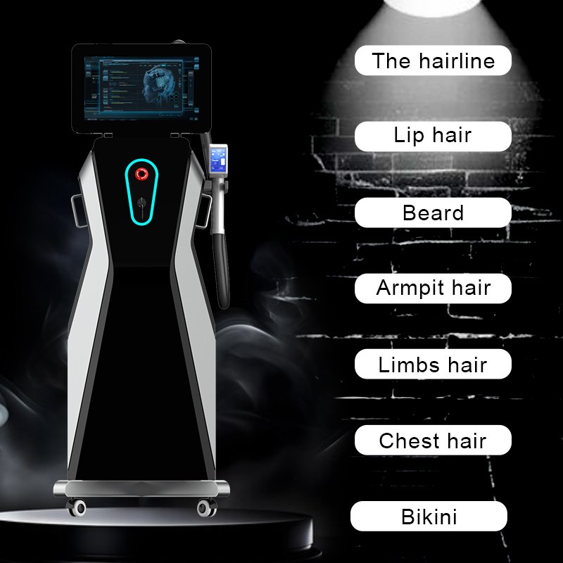 HONGQI Free Shipping 4 Waves Laser Hair Removal Machine for 808nm Diode Laser Beauty Equipment