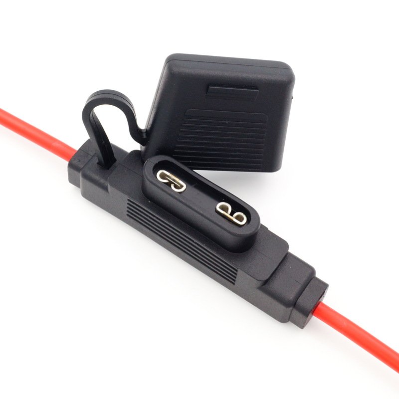 Car Inline ATO/ATC Fuse Tap Waterproof Cover Maxi Auto 32V 1A 30A Standard Blade Fuse Holder for Boat Truck Marine
