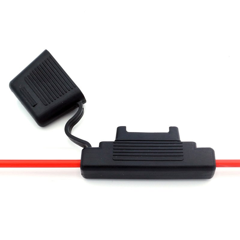 Car Inline ATO/ATC Fuse Tap Waterproof Cover Maxi Auto 32V 1A 30A Standard Blade Fuse Holder for Boat Truck Marine