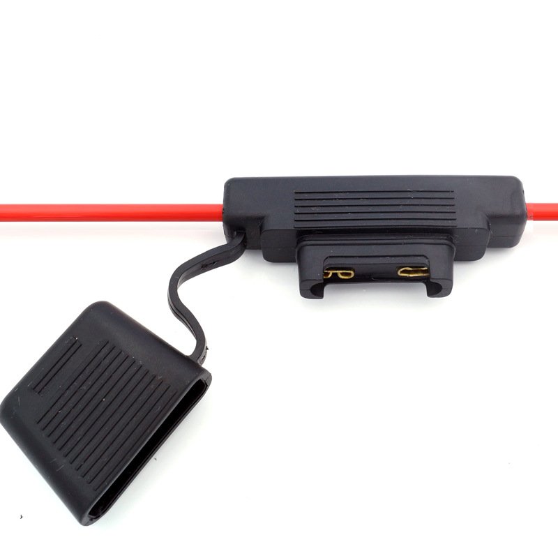 Car Inline ATO/ATC Fuse Tap Waterproof Cover Maxi Auto 32V 1A 30A Standard Blade Fuse Holder for Boat Truck Marine