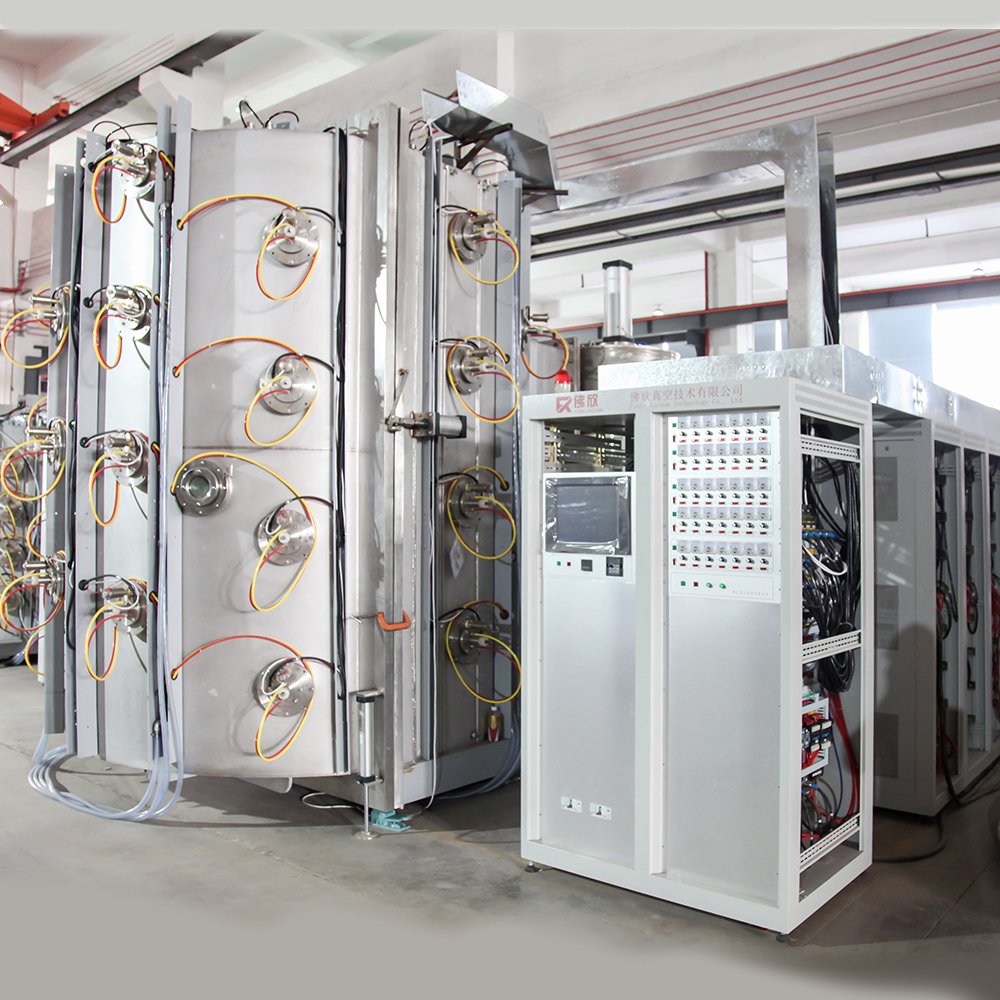 Ceramic Decorative Dishes/Fittings/Floor Tile Golden Color Pvd Vacuum Coating Metalizing Equipment