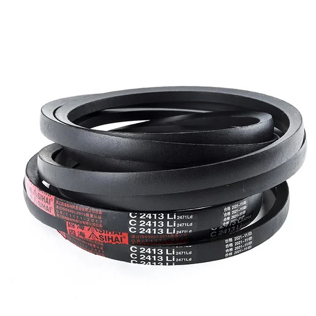 Machine Transmission High Quality Natural Rubber Timing Cord Cross Reference V Transmission Belt
