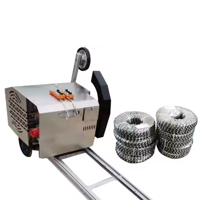 Diamond Wire Saw Machine Guide Pulley 20 cm 50 cm Diamond Cut Machine 4 Wheels Pulley and Rubber Ring For Sale