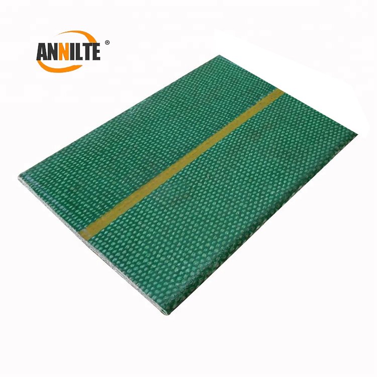 Annilte Industrial rubber flat belt yellow nylon lifting flat transmission belt for elevator