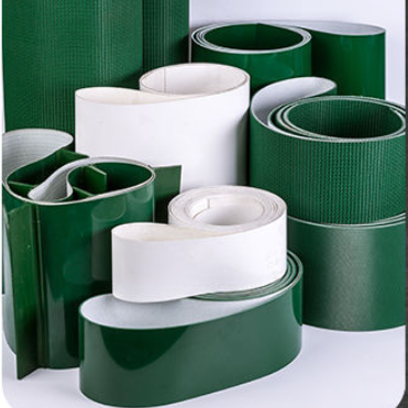 Factory Custom Corrugated Flexible Pvc Special Airport Green Cleat sidewall Rubber Transmission Belt Top Conveyor Belt
