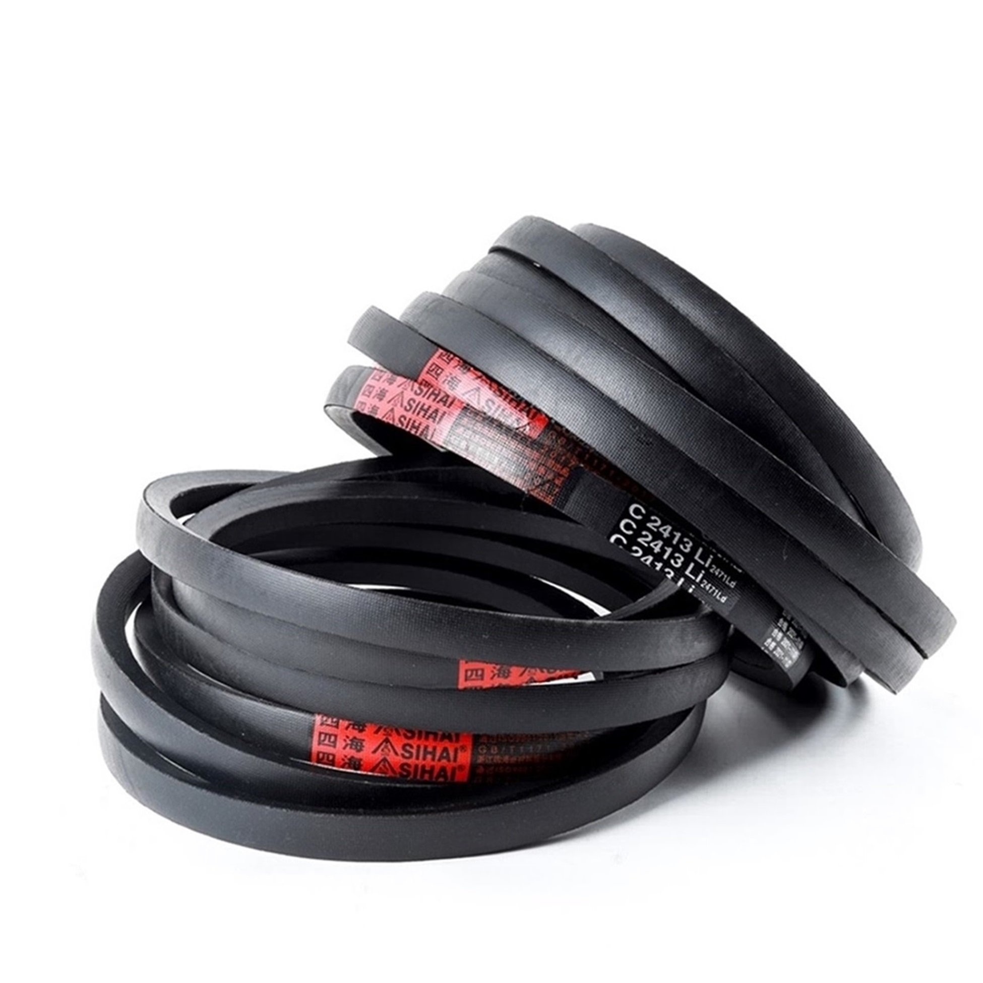 Customized Industrial Belt High Quality Classical Narrow Wrapped Rubber V Belt