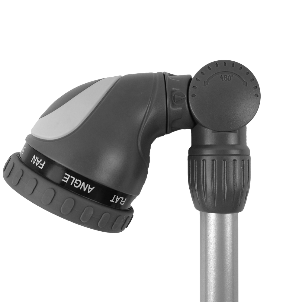 18" Adjustable 10 Watering Settings Garden Sprayer Tools Plants Spray Wands Shower Head Easy One Hand Thumb Control Hose Nozzle