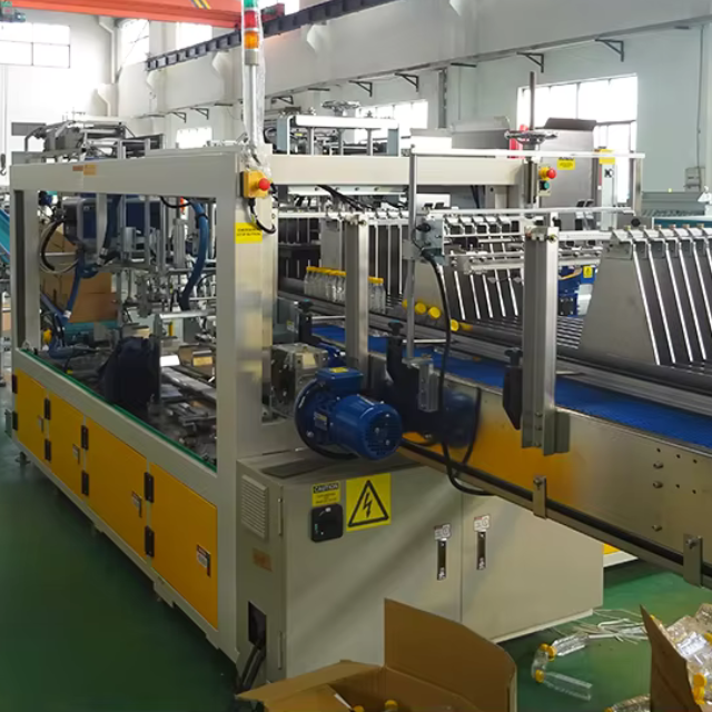 Auto Side Loading Case Packer for Boxed & Bagged Products Packaging Line Equipment