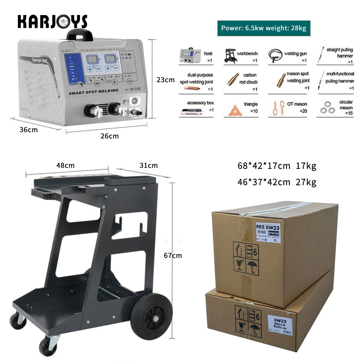 Electric Repair Machine Car Dent Puller Spotter Spot Welding Dent Puller Machine for Car Body