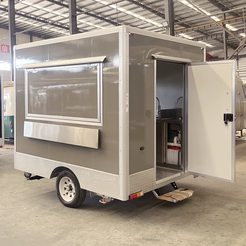 YANZHIMEI Mobile Shawarma BBQ Kebab Grill Food Truck Trailer Carting for Sale Arabia