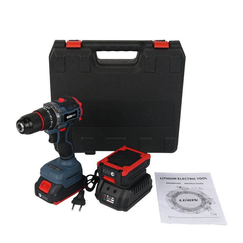 Wireless Rechargeable Power Drills 21V Power Drills Cordless For Home Maintenance With Lithium Battery