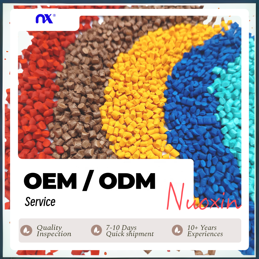White Black Red Yellow Orange Green Blue Color Masterbatch For PP PE ABS LEPD HEPD Injection Molding Blown Film Pipe