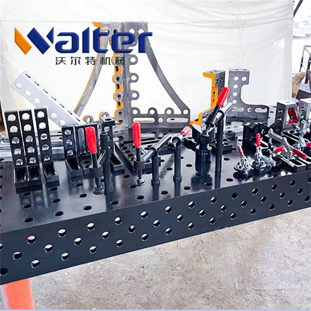 Fixture System Grey Cast Iron Welding Tables Three Dimensional Flexible Platform 2d 3d Welding Jig Table China Manufacturer