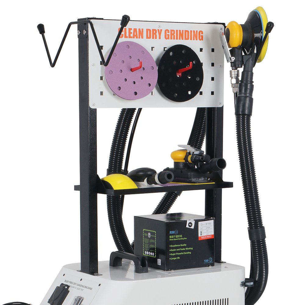 Eccentric Random orbit Sander Pneumatic air Vacuum Cleaner Sanding Machine for Car Body