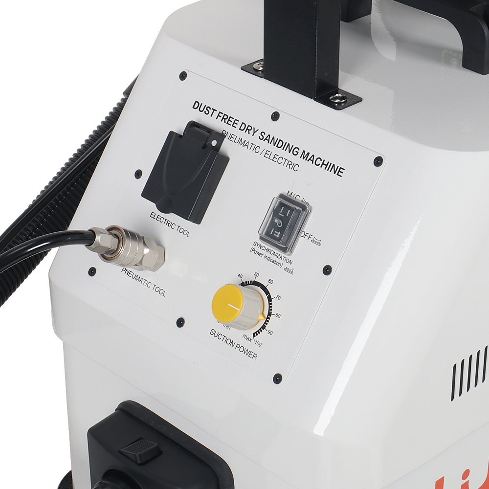 Eccentric Random orbit Sander Pneumatic air Vacuum Cleaner Sanding Machine for Car Body