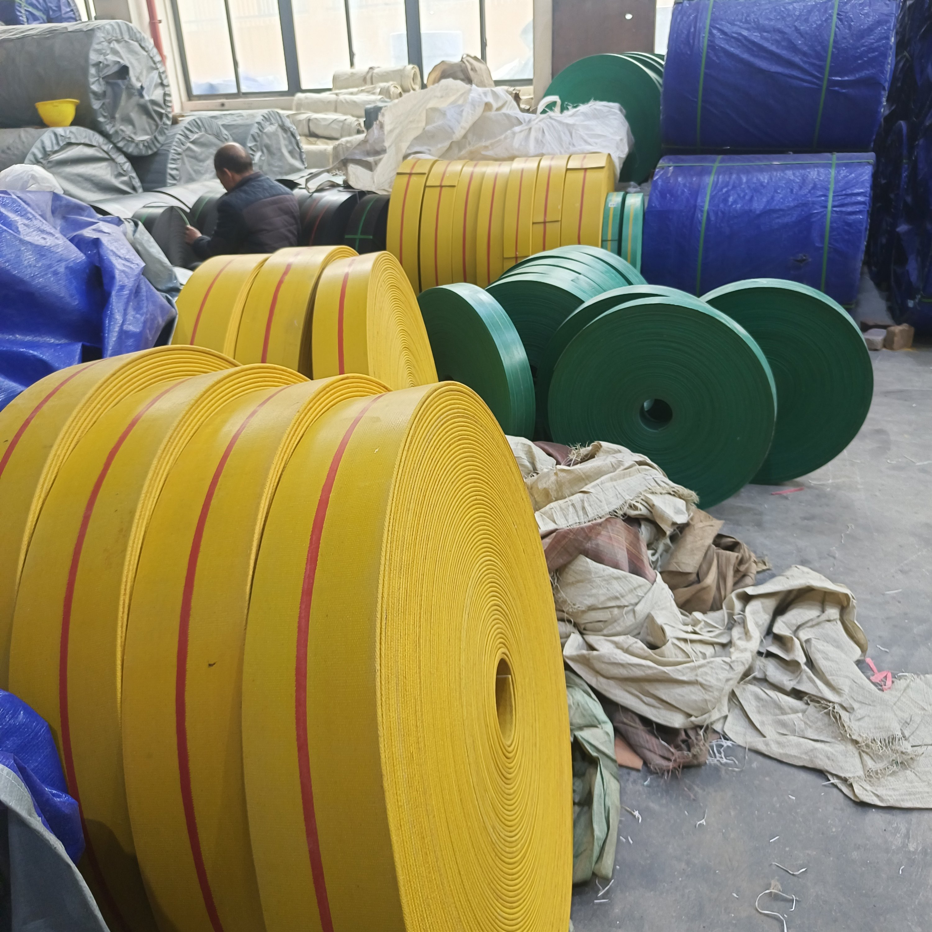 Rubber Canvas Flat Drive Belt Flat Transmission Belt,Flat Rubber Belt