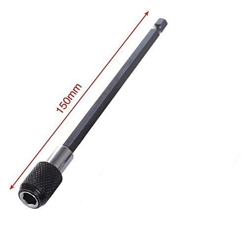 Black Color Drill Set 5 Pieces Drill Cleaning Brush Attachment For Drill Extension Rod