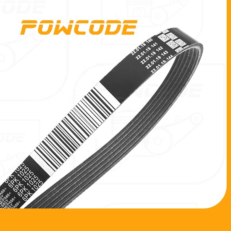 Auto Parts Engine Generator Belts EA211 Transmission Belts 6PK1025 04E145933S Generator Belt For Skoda-Kamiq VW-Bora 1.4T
