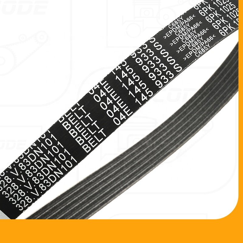 Auto Parts Engine Generator Belts EA211 Transmission Belts 6PK1025 04E145933S Generator Belt For Skoda-Kamiq VW-Bora 1.4T