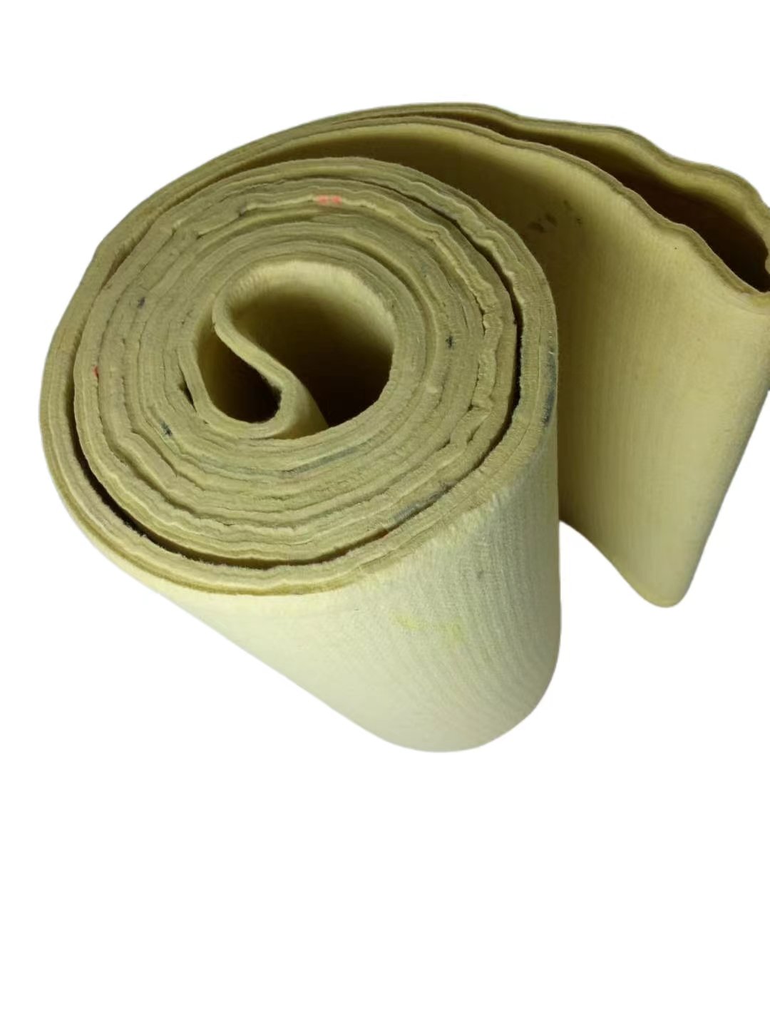 KEVLAR Fiber Hot Rolled Coiling Belt No Joint Kevlar Belt Yellow Seamless Industry Transmission Belt