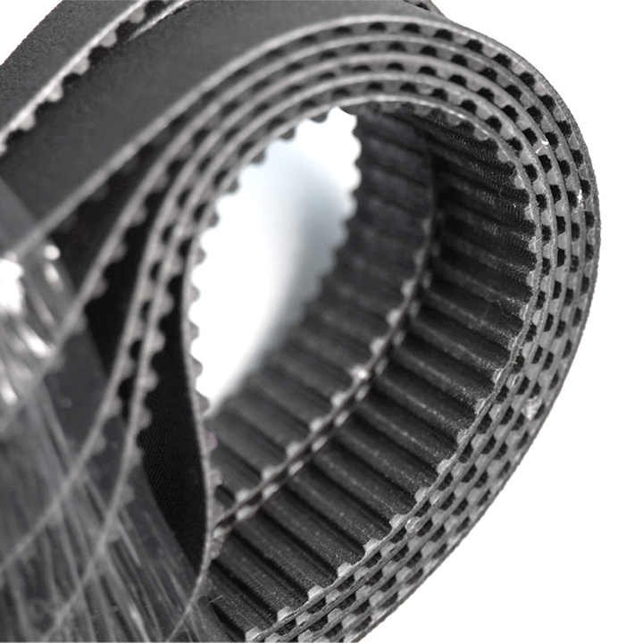 Black polyurethane PU timing belt