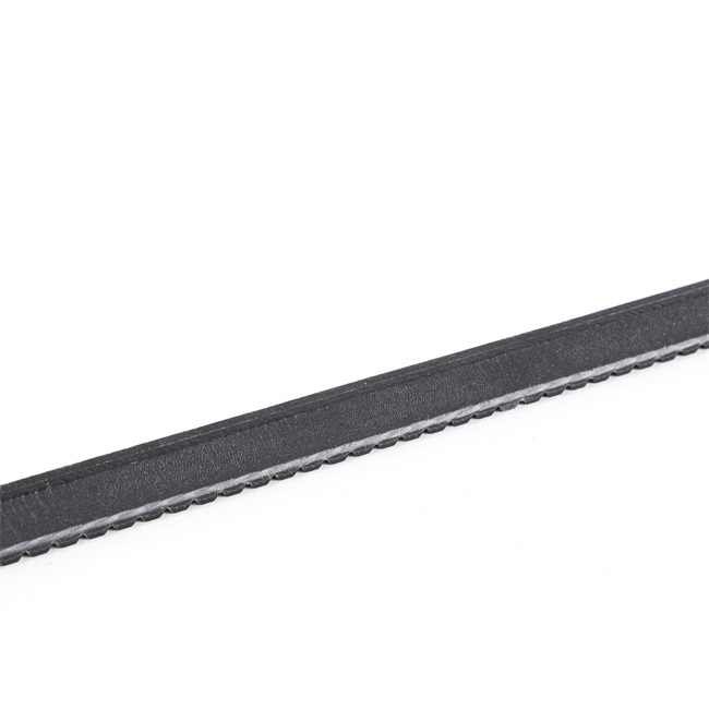 Black polyurethane PU timing belt
