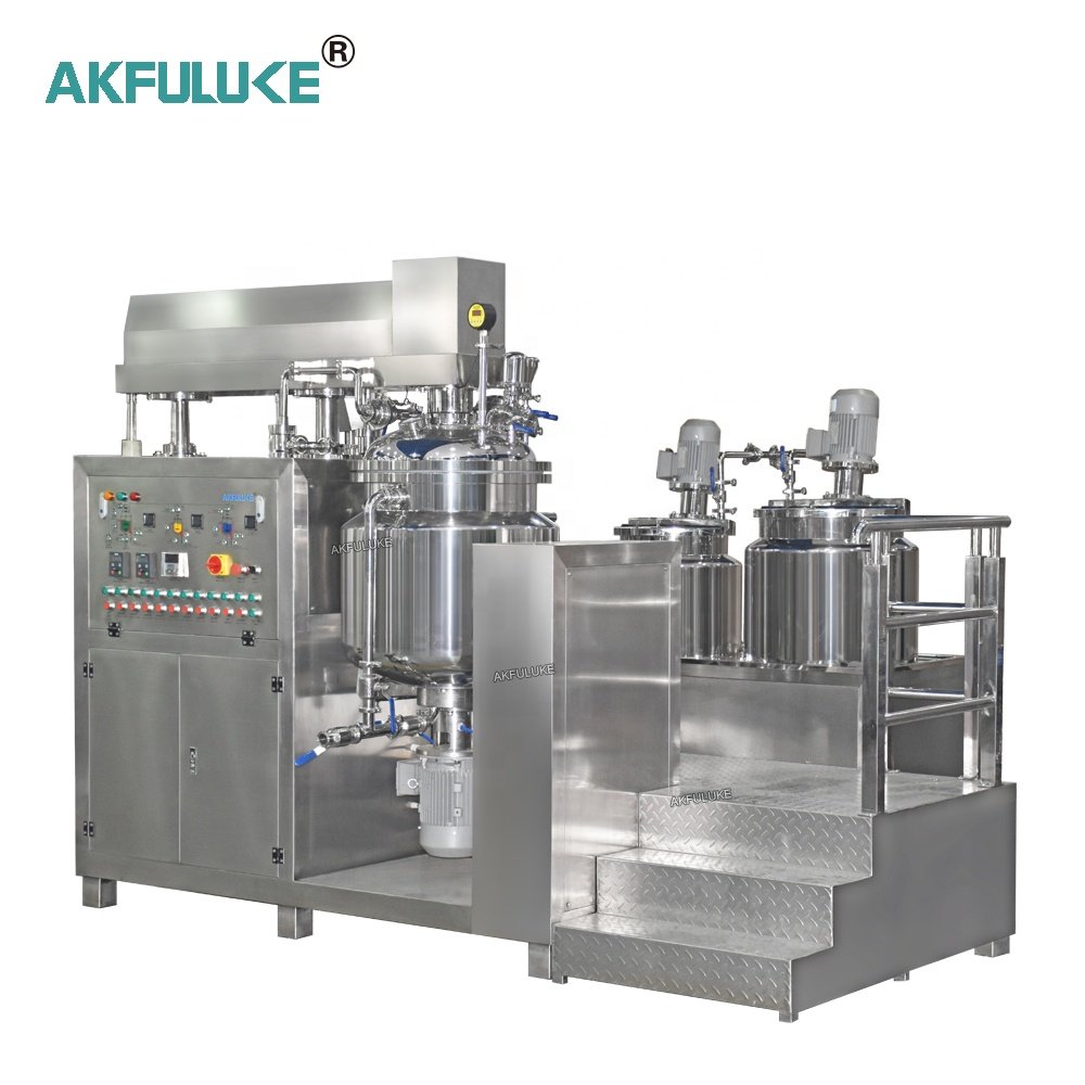Small Scale Production Semi Auto Cosmetics Machinery Production Line Cosmetic Machine
