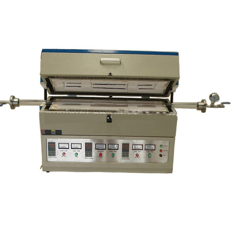 1300c Single Zone Ceramic Sintering Powder Lab Tube Furnace With Diameter 100mm Alumia Pipe