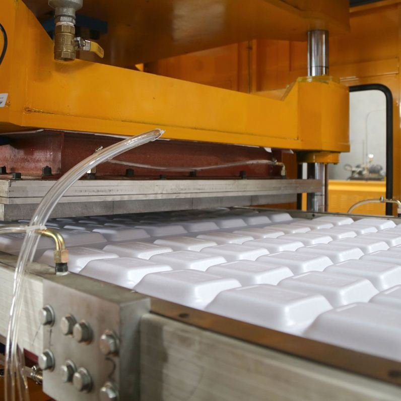 PS Foam Tableware Machine Polystyrene Thermocol Foam Disposable Plates Lunch Box Plates Containers Making Machine