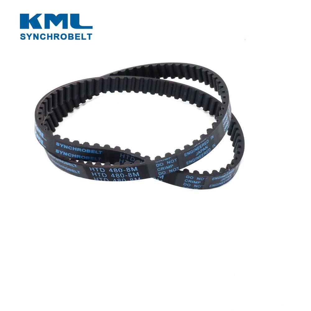 Recommend textile machinery HTD 480-8M total width 450mm synchronous rubber timing belt with pulley