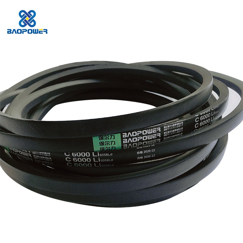 A B C D E Pulley Transmission Triangle V belt Rubber Fan Wrapped Rubber Drive V Belt