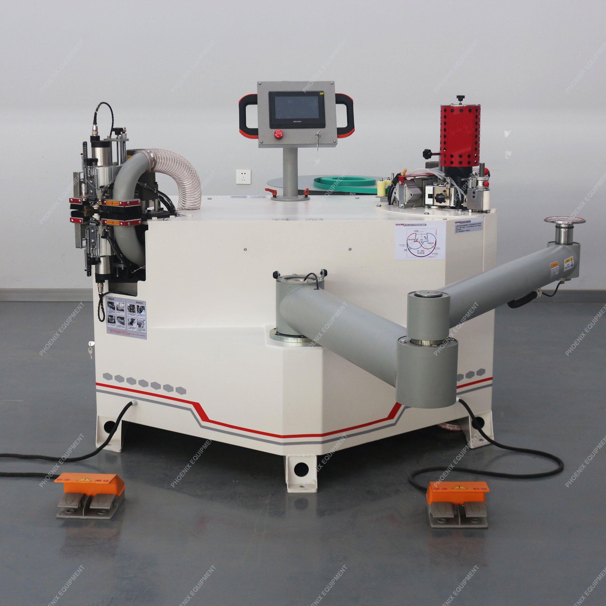 PM-620-3 High Quality Full Automatic Cabinet Door Furniture Machinery Woodworking Edge Banding Machine