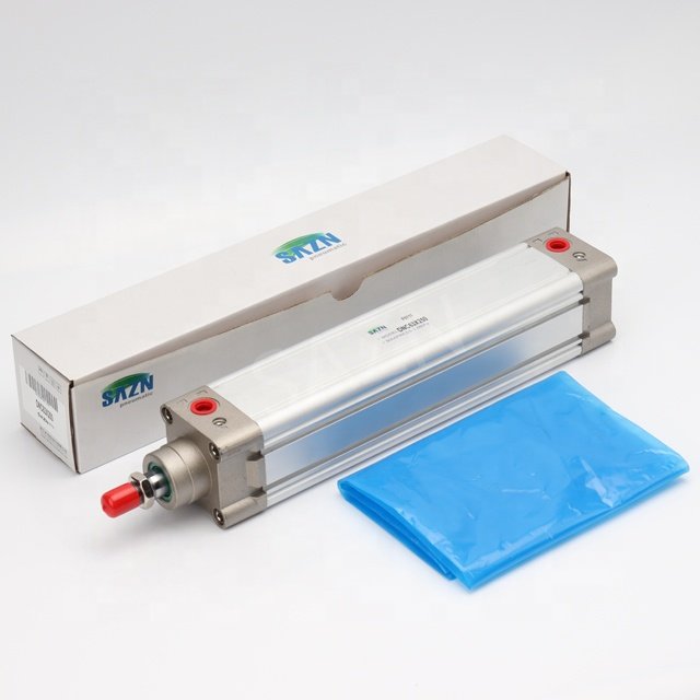 Airtac Adjustable ISO15552 ISO6431 PPV Piston Bore Size Double Acting DNC Series Air Pneumatic Cylinder